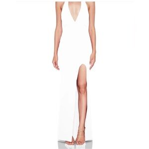 Nookie White Backless Dress